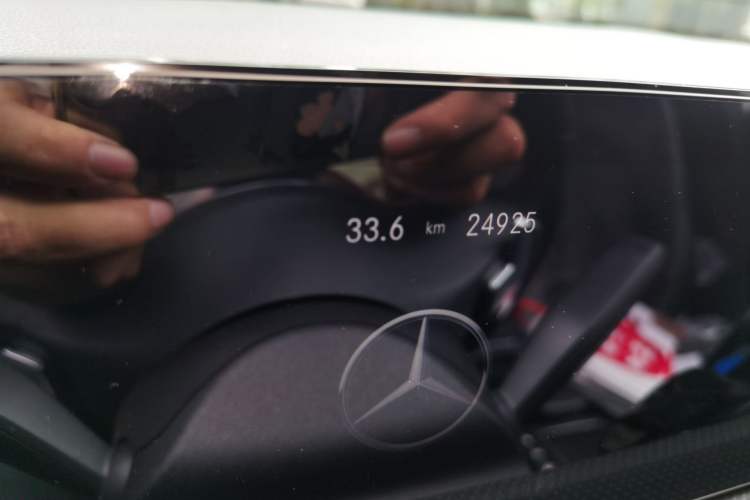 Used Mercedes-Benz A-Class 2021 A 200 L Sport Sedan Fashion Model Odometer Close Up