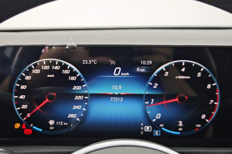 Used Mercedes-Benz A-Class 2021 Restyled A 180 L Sport Sedan Odometer Close Up