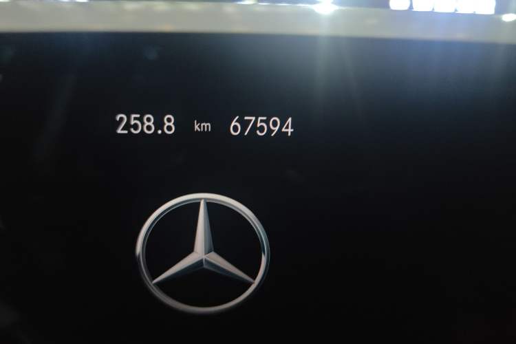 Used Mercedes-Benz A-Class 2021 A 200 L Sport Sedan Fashion Model Odometer Close Up