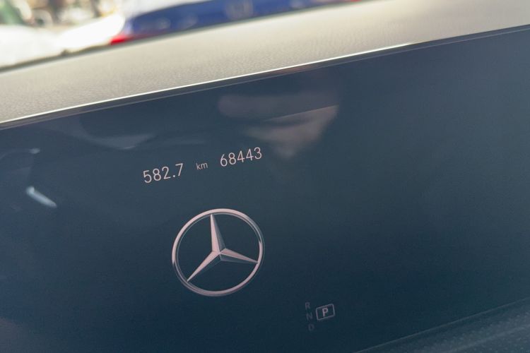 Used Mercedes-Benz A-Class 2021 A 200 L Sport Sedan Fashion Model Odometer Close Up