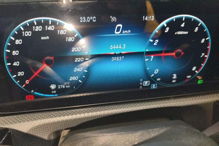Used Mercedes-Benz A-Class 2021 A 180 L Odometer Close Up