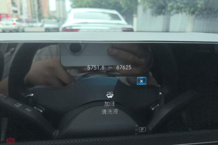 Used Mercedes-Benz A-Class 2021 A 200 L Sport Sedan Fashion Model Odometer Close Up