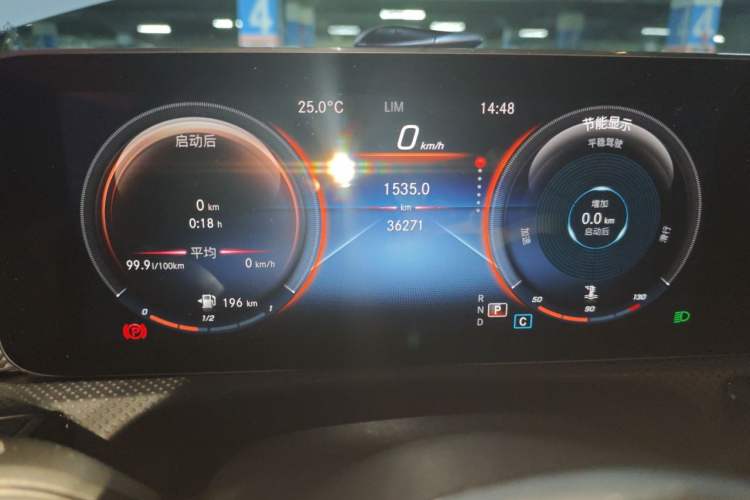 Used Mercedes-Benz A-Class 2021 A 200 Dynamic Edition Odometer Close Up
