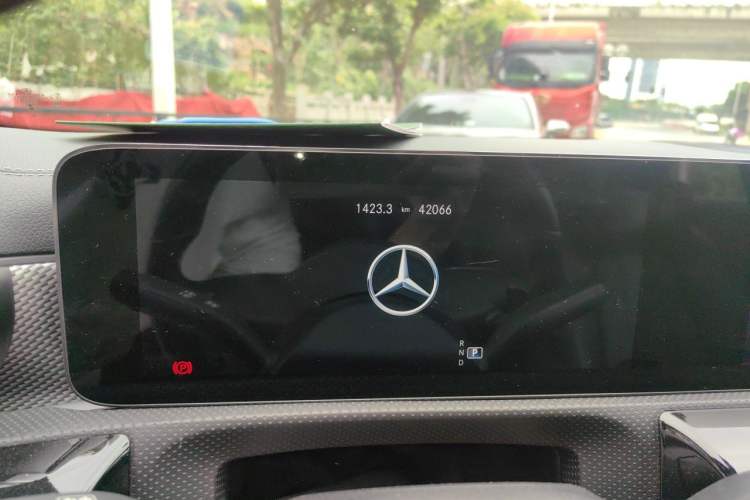 Used Mercedes-Benz A-Class 2021 Restyled A 180 L Sport Sedan Odometer Close Up