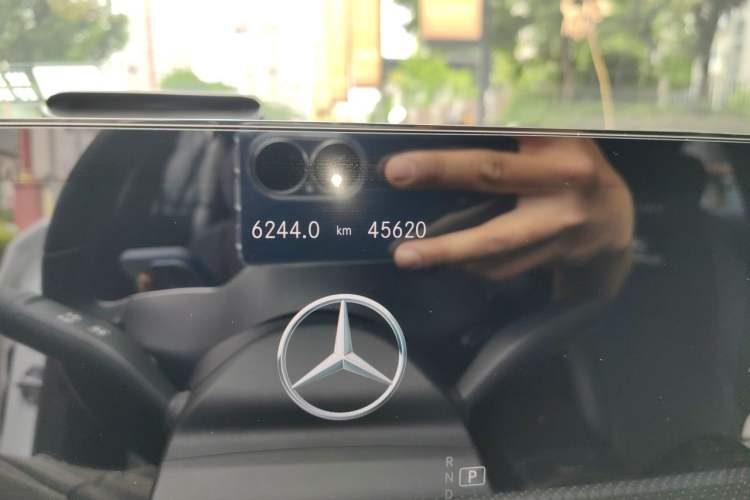 Used Mercedes-Benz A-Class 2021 A 200 L Sport Sedan Dynamic Model Odometer Close Up