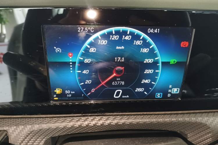 Used Mercedes-Benz A-Class 2021 A 180 L Odometer Close Up