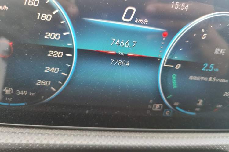 Used Mercedes-Benz A-Class 2021 Restyled A 180 L Sport Sedan Odometer Close Up