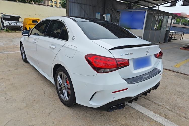 Used Mercedes-Benz A-Class 2021 A 180 L Sport Sedan Rear Left 45 Deg