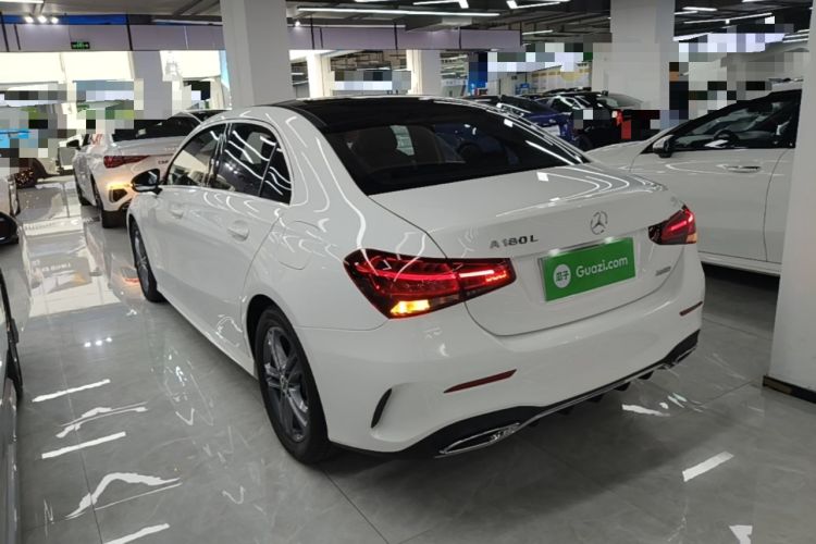 Used Mercedes-Benz A-Class 2021 Restyled A 180 L Sport Sedan Rear Left 45 Deg