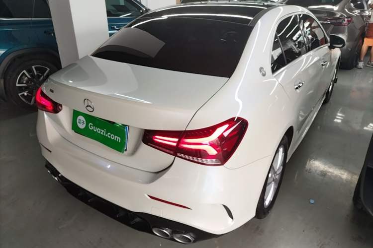 Used Mercedes-Benz A-Class 2021 A 200 L Sport Sedan Fashion Model Rear Right 45 Deg