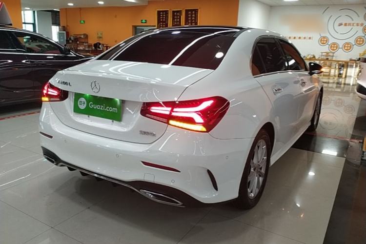 Used Mercedes-Benz A-Class 2021 A 200 L Sport Sedan Dynamic Model Rear Right 45 Deg