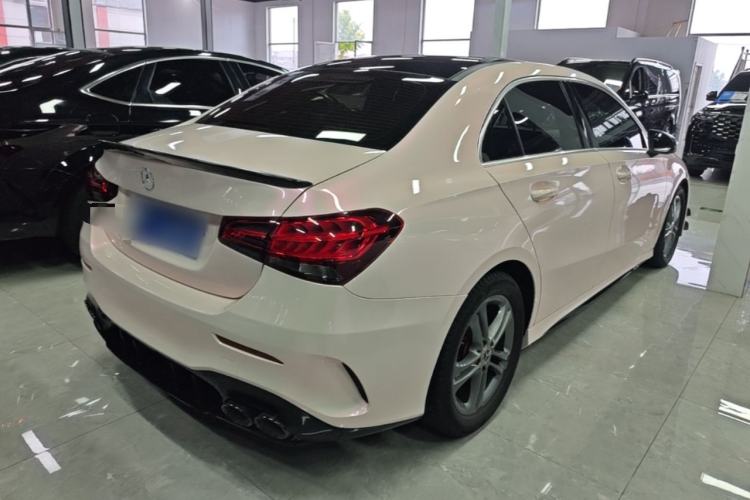 Used Mercedes-Benz A-Class 2021 Restyled A 180 L Sport Sedan Rear Right 45 Deg