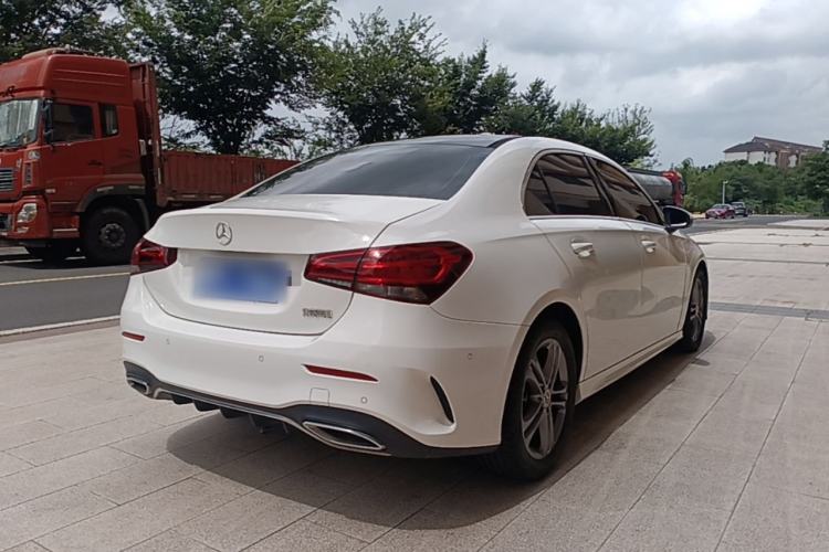 Used Mercedes-Benz A-Class 2021 A 180 L Sport Sedan Rear Right 45 Deg