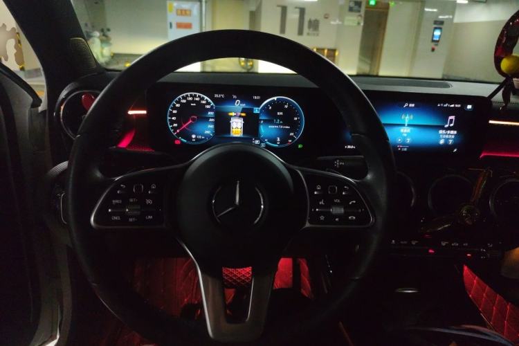 Used Mercedes-Benz A-Class 2021 A 200 L Sport Sedan Dynamic Model Steering Wheel