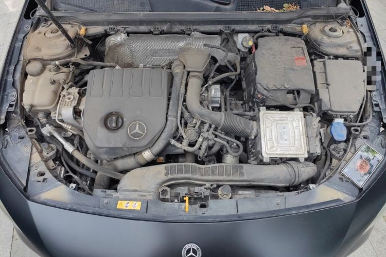 Used Mercedes-Benz A-Class 2022 Revised Version A 200 L Sport Sedan Fashionable Style Engine Bay