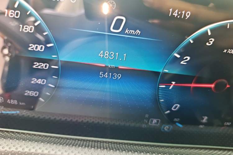 Used Mercedes-Benz A-Class 2022 Restyled A 200 L Sport Sedan Fashion Version Odometer Close Up