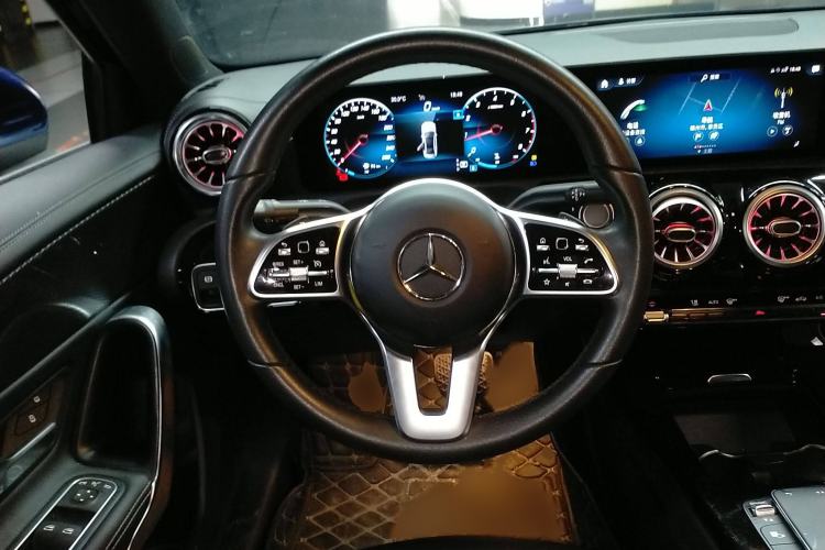 Used Mercedes-Benz A-Class 2022 Restyled A 200 L Sport Sedan Dynamic Version Steering Wheel