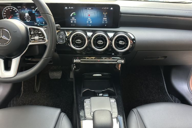 Used Mercedes-Benz A-Class 2022 Restyled A 200 L Sport Sedan Dynamic Version Audio And AC Panel