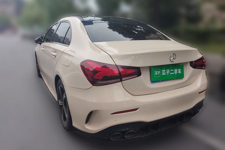 Used Mercedes-Benz A-Class 2022 Revised Version A 200 L Sport Sedan Fashionable Style Rear Left 45 Deg