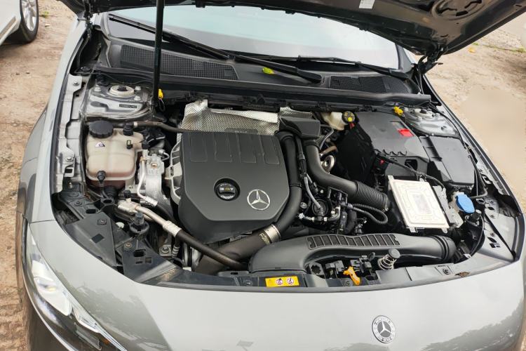 Used Mercedes-Benz A-Class 2022 Revised Version A 200 L Sport Sedan Fashionable Style Engine Bay