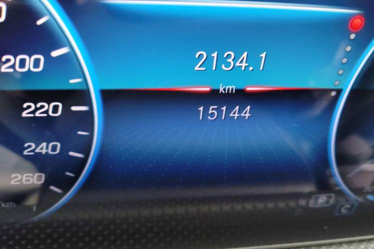 Used Mercedes-Benz A-Class 2022 Restyled A 200 L Sport Sedan Fashion Version Odometer Close Up