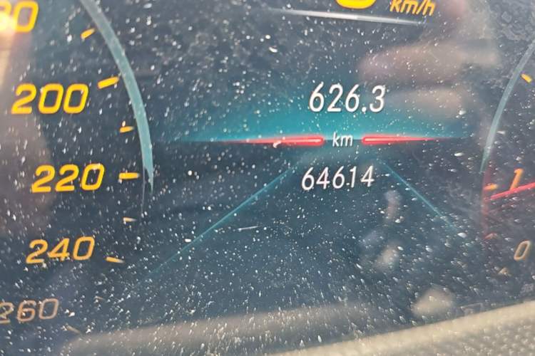 Used Mercedes-Benz A-Class 2022 A 200 L Sport Sedan Fashion Model Odometer Close Up