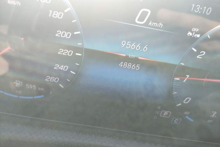 Used Mercedes-Benz A-Class 2022 Second Facelift A 200 Fashion Version Odometer Close Up