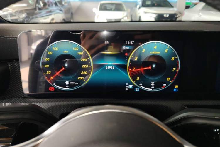 Used Mercedes-Benz A-Class 2022 Restyled A 200 L Sport Sedan Dynamic Version Odometer Close Up