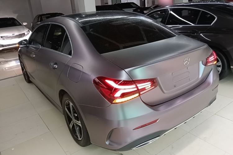 Used Mercedes-Benz A-Class 2022 Revised Version A 200 L Sport Sedan Fashionable Style Rear Left 45 Deg