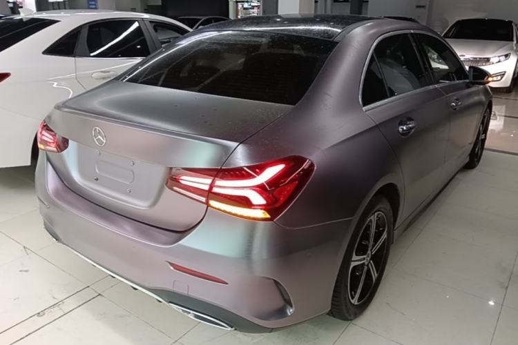 Used Mercedes-Benz A-Class 2022 Revised Version A 200 L Sport Sedan Fashionable Style Rear Right 45 Deg