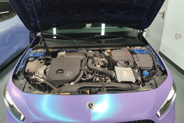 Used Mercedes-Benz A-Class 2022 A 200 L Sport Sedan Fashion Model Engine Bay