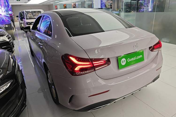 Used Mercedes-Benz A-Class 2022 Restyled A 200 L Sport Sedan Fashion Version Rear Left 45 Deg