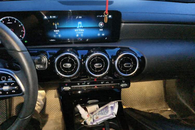Used Mercedes-Benz A-Class 2022 Restyled A 180 L Sport Sedan Audio And AC Panel