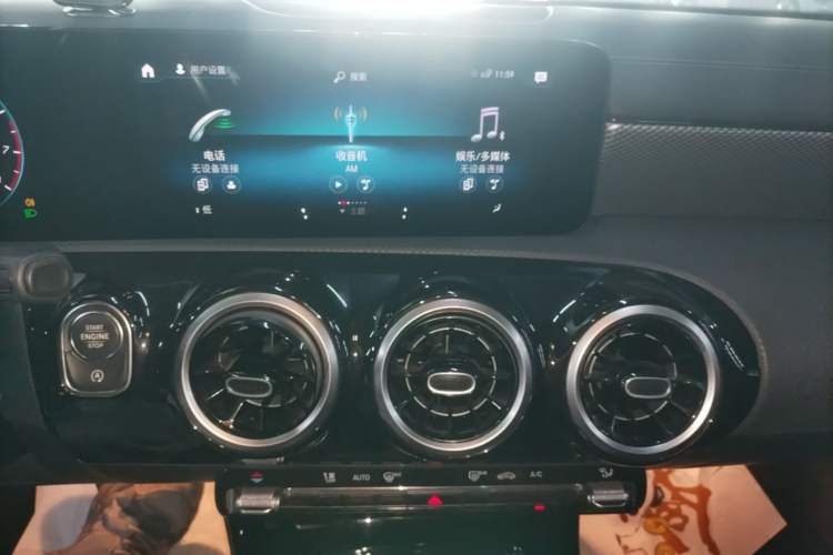 Used Mercedes-Benz A-Class 2022 A 180 L Sport Sedan Audio And AC Panel