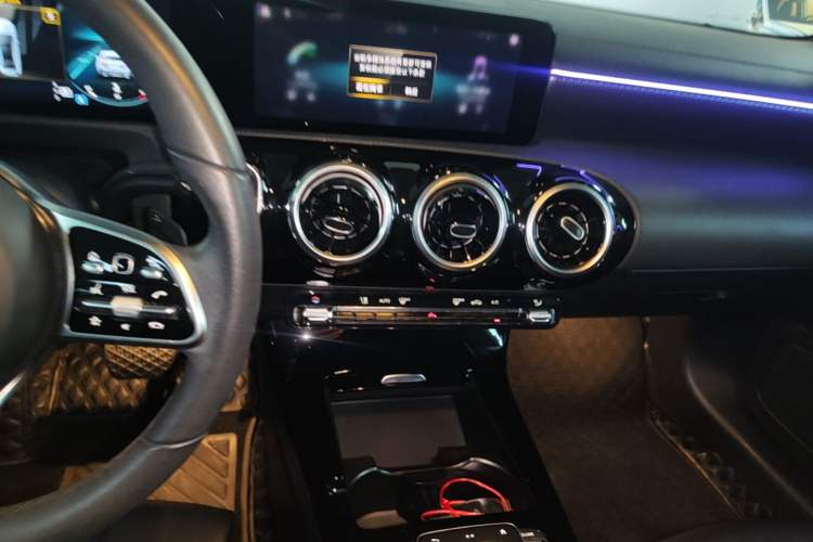 Used Mercedes-Benz A-Class 2022 A 200 L Sport Sedan Dynamic Model Audio And AC Panel