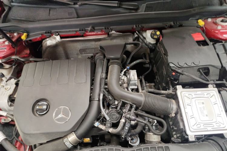 Used Mercedes-Benz A-Class 2022 Revised Version A 200 L Sport Sedan Fashionable Style Engine Bay