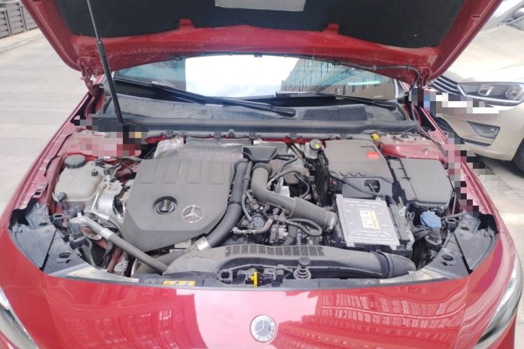 Used Mercedes-Benz A-Class 2022 Second Facelift A 200 L Sport Sedan Fashion Version Engine Bay