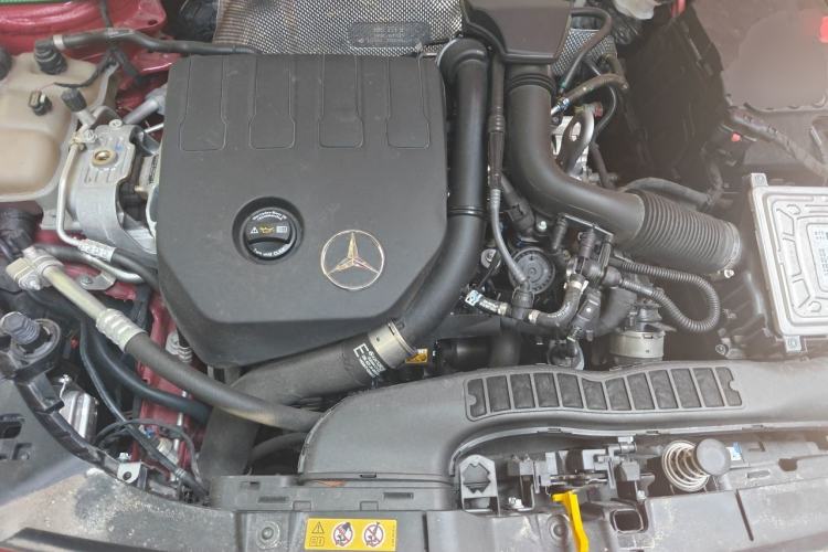 Used Mercedes-Benz A-Class 2022 Second Facelift A 200 L Sport Sedan Fashion Version Engine Bay