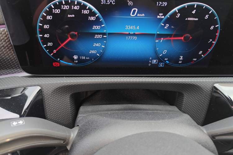 Used Mercedes-Benz A-Class 2022 A 200 L Sport Sedan Fashion Model Odometer Close Up