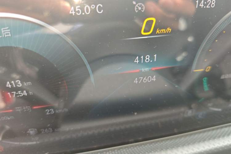 Used Mercedes-Benz A-Class 2022 Restyled A 200 L Sport Sedan Fashion Version Odometer Close Up