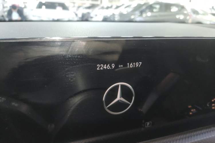 Used Mercedes-Benz A-Class 2022 A 200 L Sport Sedan Dynamic Model Odometer Close Up