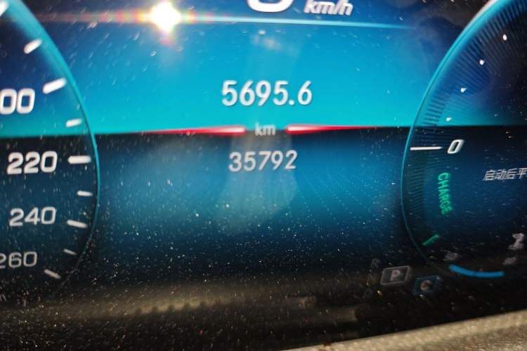 Used Mercedes-Benz A-Class 2022 A 200 L Sport Sedan Dynamic Model Odometer Close Up