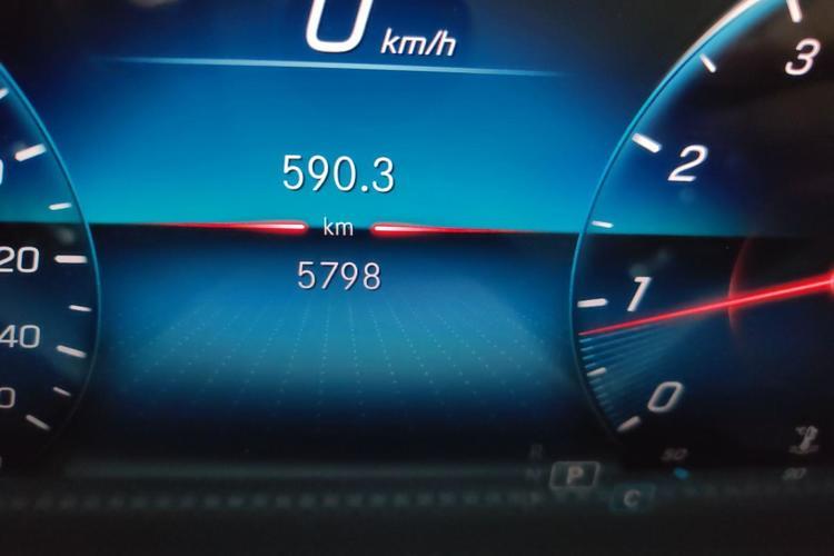 Used Mercedes-Benz A-Class 2022 Restyled A 200 L Sport Sedan Fashion Version Odometer Close Up