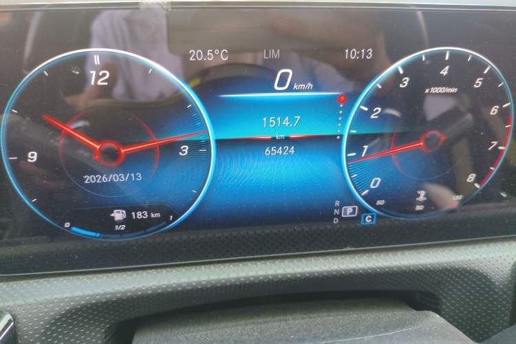 Used Mercedes-Benz A-Class 2022 Restyled A 200 L Sport Sedan Fashion Version Odometer Close Up