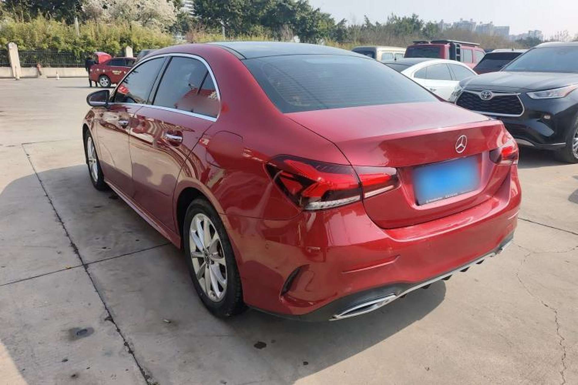Used Mercedes-Benz A-Class 2022 A 200 L Sport Sedan Dynamic Model Rear Left 45 Deg