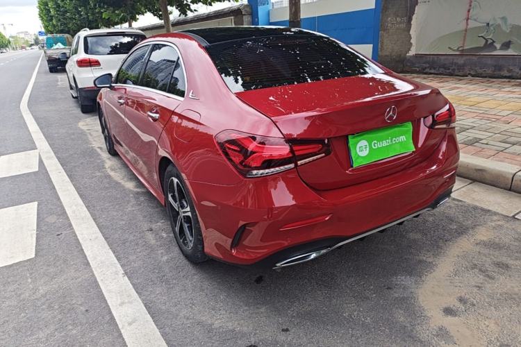 Used Mercedes-Benz A-Class 2022 Revised Version A 200 L Sport Sedan Fashionable Style Rear Left 45 Deg