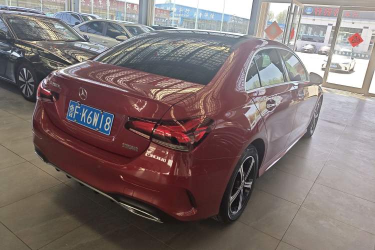 Used Mercedes-Benz A-Class 2022 Second Facelift A 200 L Sport Sedan Fashion Version Rear Right 45 Deg