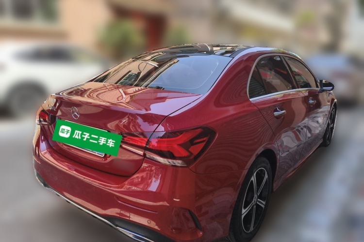 Used Mercedes-Benz A-Class 2022 Revised Version A 200 L Sport Sedan Fashionable Style Rear Right 45 Deg