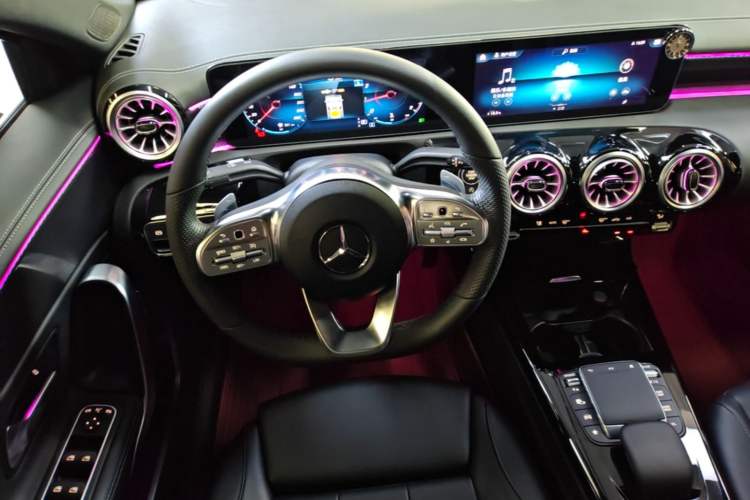 Used Mercedes-Benz A-Class 2022 Restyled A 200 L Sport Sedan Dynamic Version Steering Wheel
