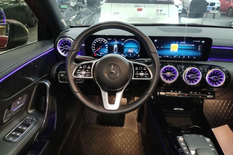 Used Mercedes-Benz A-Class 2022 Restyled A 200 L Sport Sedan Dynamic Version Steering Wheel